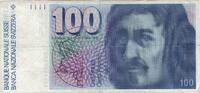 Switzerland 100 Franken Banknote, 1975, KM:57a -