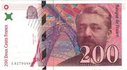 France 200 Francs Eiffel, 027968808, Fayette:75.2, KM:159a -