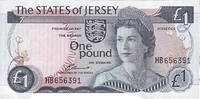 Jersey 1 Pound Banknote, KM:11a -
