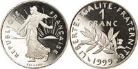 France Franc Coin, Semeuse, Proof, Nickel, KM:925.2 -