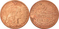 France 2 Centimes Coin, Dupuis, Paris, Bronze, KM:841 -