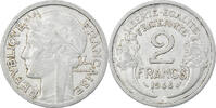 France 2 Francs Coin, Morlon, Paris, Aluminum, KM:886a.1 -