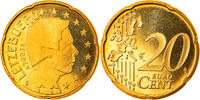 Luxembourg 20 Euro Cent Utrecht, Proof, Brass, KM:79 -