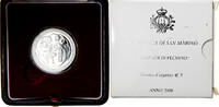 San Marino 5 Euro Rome, Silver, KM:513 -