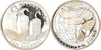San Marino 10 Euro Bienvenue à l'Euro, Rome, Proof, Silver -