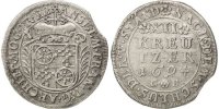 German States 12 Kreuzer Coin, MAINZ, Silver, KM:208 -