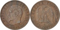 France 5 Centimes Coin, Napoleon III, Napoléon III, Paris -