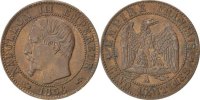 France 5 Centimes Coin, Napoleon III, Napoléon III, Paris -
