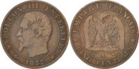 France 5 Centimes Coin, Napoleon III, Napoléon III, Paris -