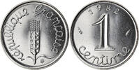 France Centime Coin, Épi, Paris, Stainless Steel, KM:928 -