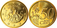 San Marino 50 Euro Cent Rome, Brass, KM:484 -