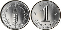France Centime Coin, Épi, Paris, Stainless Steel, KM:928 -