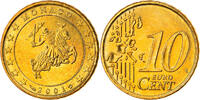 Monaco 10 Euro Cent Paris, Brass, KM:170 -