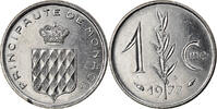 Monaco Centime Coin, Rainier III, Stainless Steel, KM:155 -