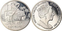 BRITISH VIRGIN ISLANDS Dollar Coin, Flamant, Copper-nickel -