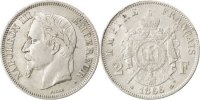 France 2 Francs Coin, Napoleon III, Napoléon III, Paris -