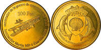 France 100 Francs Coin, Ile Juan Da Nova, Bronze-Aluminium -