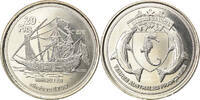 France 20 Francs Coin, Bassas da India, Cupro-nickel Aluminium -