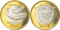 France 500 Francs Coin, Crozet, Bi-Metallic -