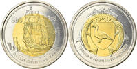 France 500 Francs Coin, Tromelin, Bi-Metallic -