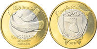 France 500 Francs Coin, Adelie, Bi-Metallic -
