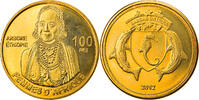 France 100 Francs Coin, Bassas da India, Bronze-Aluminium -