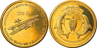 France 100 Francs Coin, Europa, Bronze-Aluminium -
