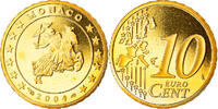 Monaco 10 Euro Cent Prince Rainier III, Paris, BE, Brass -