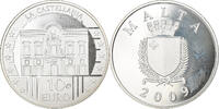 Malta 10 Euro La Castellania, Paris, BE, Silver, KM:133 -