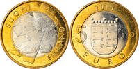 Finland 5 Euro Vantaa, AU(55-58), Bi-Metallic, KM:171 -