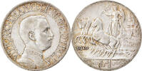 Italy Lira Coin, Vittorio Emanuele III, Rome, Silver, KM:45 -