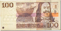 Netherlands 100 Gulden Banknote -
