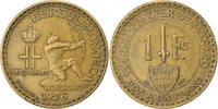 Monaco Franc Coin, Louis II, Poissy, Aluminum-Bronze, KM:111 -