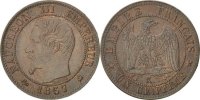 France Centime Coin, Napoleon III, Napoléon III, Bordeaux -