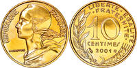 France 10 Centimes Coin, Marianne, Paris, Aluminum-Bronze -