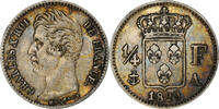 France 1/4 Franc Coin, Charles X, Paris, Silver, KM:722.1 -