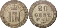 German States 20 Centimes Coin, WESTPHALIA, Jerome, Cassel -