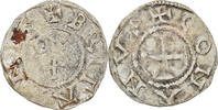 France Denier Coin, Conan IV, Rennes, Rare, Billon -