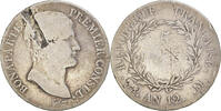 France 5 Francs Coin, Napoléon I, Toulouse, Silver -