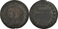 France 5 Centimes Coin, Dupré, Limoges, Refrappage du Décime -
