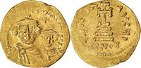 Solidus Heraclius, with Heraclius Constantine, Constantinople, Gold -