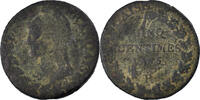 France 5 Centimes Coin, Dupré, Orléans, Refrappage du Décime -