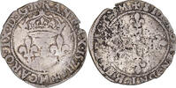 France Double Sol Parisis Coin, Charles IX, Toulouse, Silver -