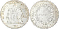 France 50 Francs Coin, Hercule, Hybrid issue, Silver -