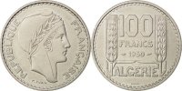 Algeria 100 Francs Coin, Paris, Copper-nickel, KM:E3 -