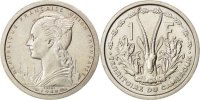 Cameroon Franc Coin, Paris, Copper-nickel, KM:E5, Lecompte:18 -