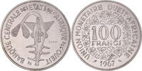 West African States 100 Francs Coin, Paris, ESSAI, Nickel -