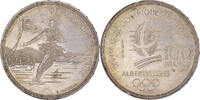 France 100 Francs Coin, Ice Skating Couple, Albertville 92 -