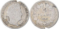 France 1/2 Franc Coin, Louis-Philippe, Lille, Silver -
