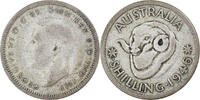 Australia Shilling Coin, George VI, Perth, Silver, KM:39a -